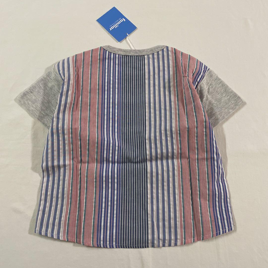 新品 半袖Tシャツ 異素材 90