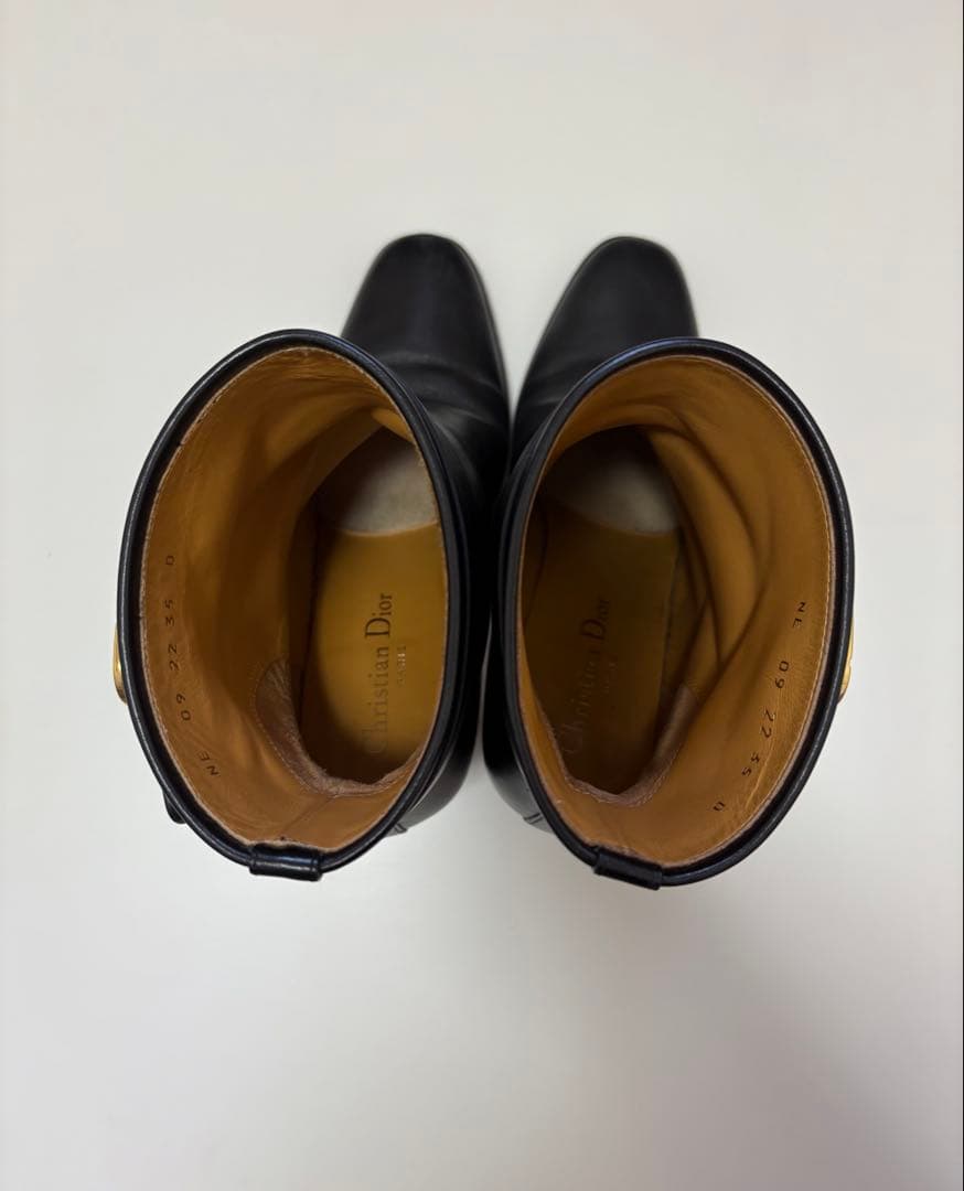 Christian Dior CDバックル アンクルブーツ