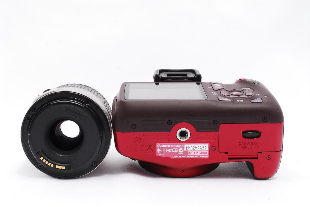 初心者オススメ⭐️Canon EOS kissX50 赤色 一眼レフ