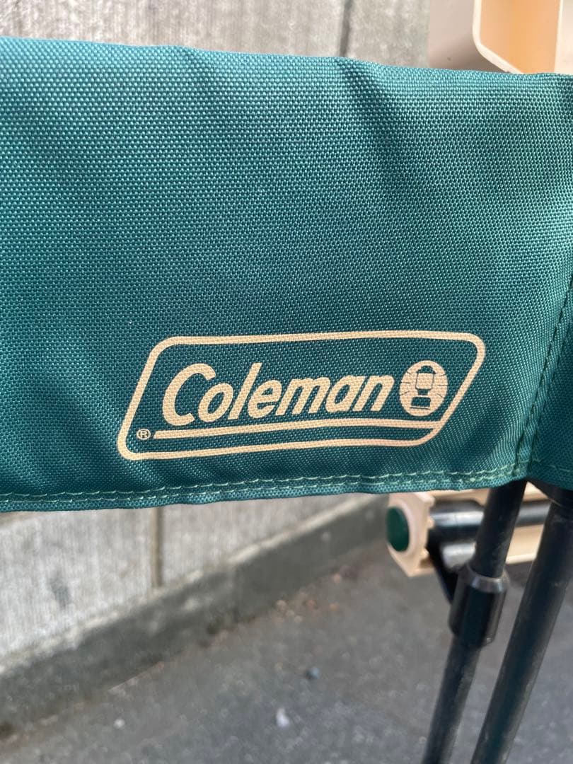 Coleman二人掛けアウトドアテーブルチェア一体型荷物入れ付秋キャンプおまけ付