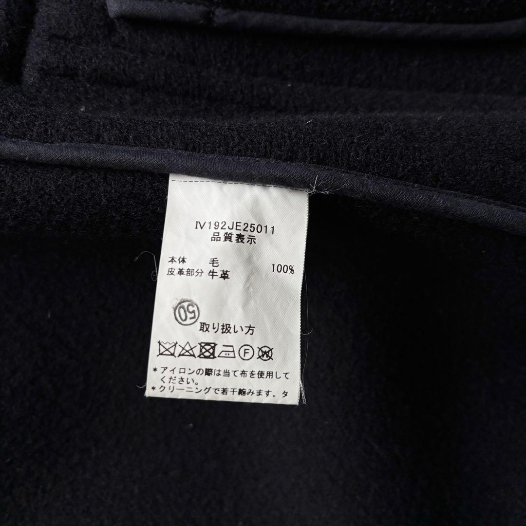 インバーティア ダッフルコート ジョシュアエリス 英国製 ネイビー 36