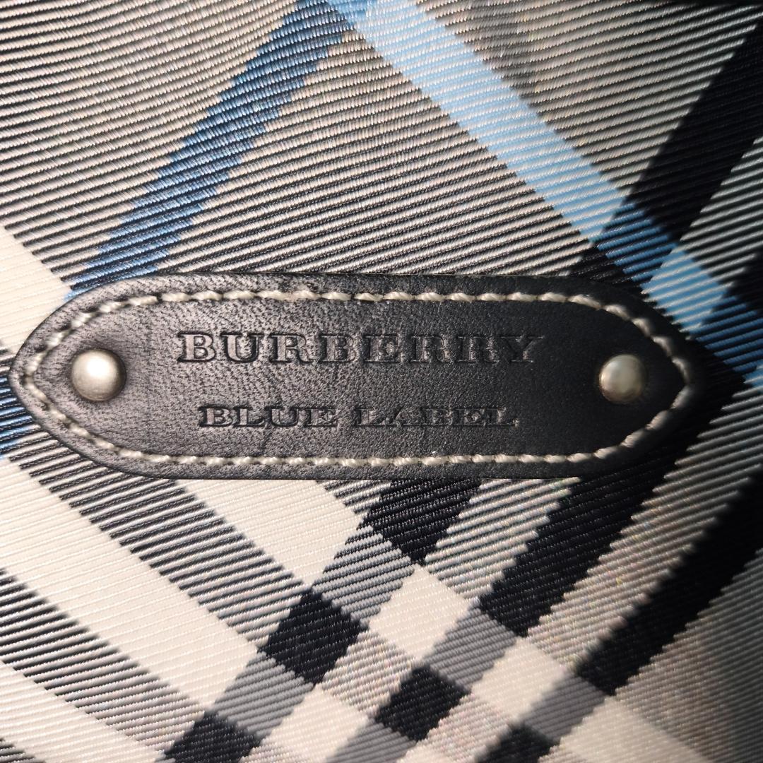 BURBERRY BLUE LABEL チェック トートバッグ