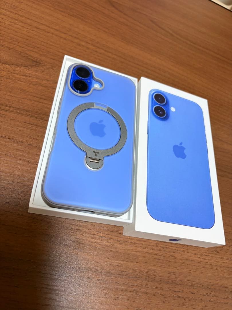 【美品】iPhone16 128GB ウルトラマリン
