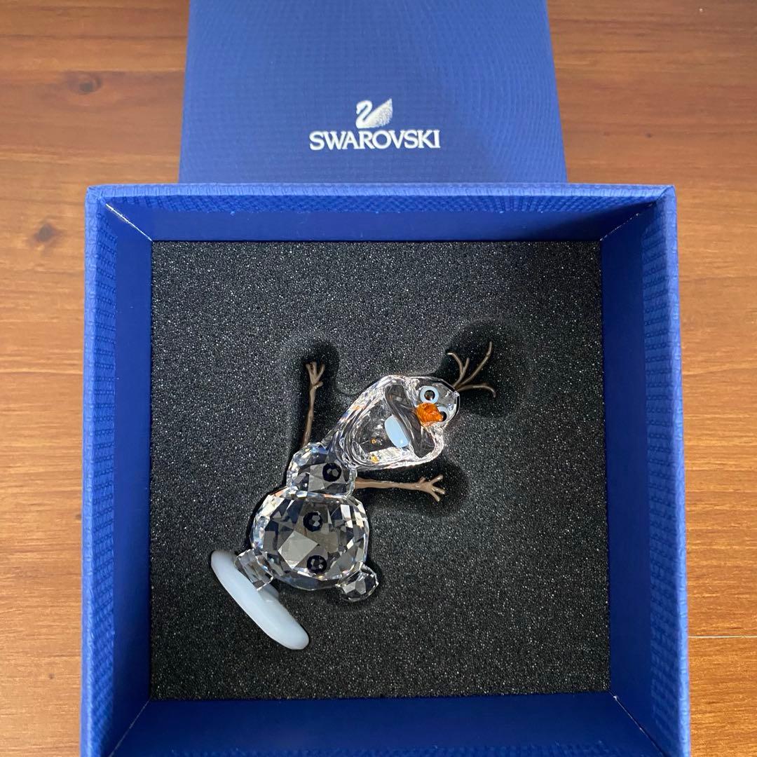 SWAROVSKI スワロフスキー クリスタル オラフ 置物