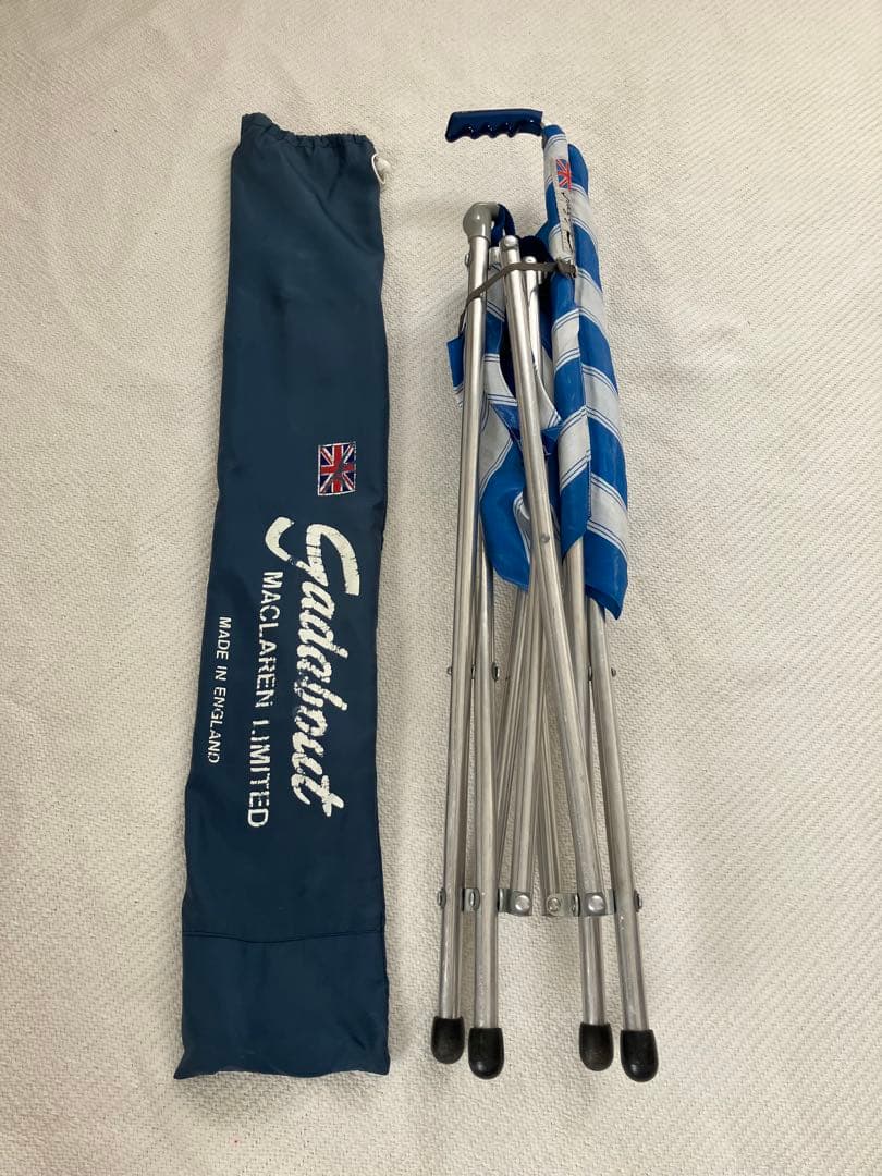 稀少　ガダバウトチェア　マクラーレン　青　初期型　MACLAREN　アンティーク