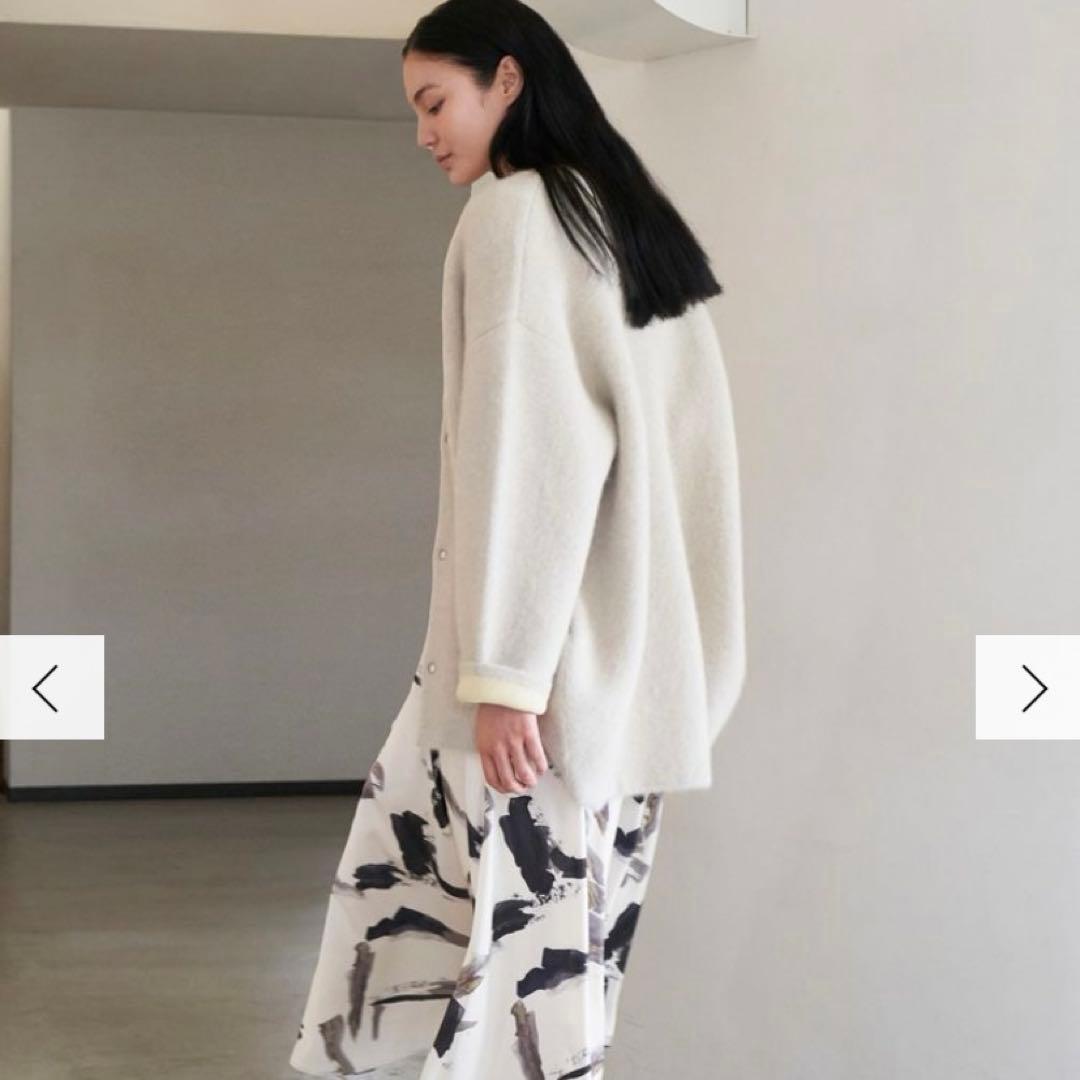 elendeek ウール混紡 ベージュ カーディガン サイズ01