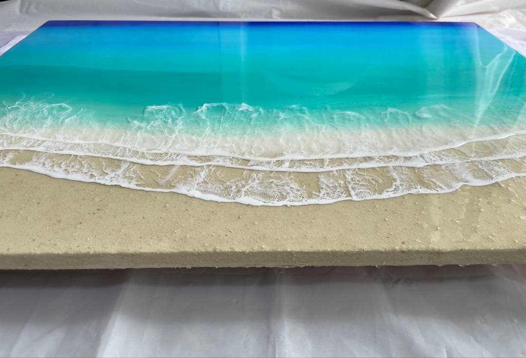 「受注制作」オーシャンレジンアート　海アート　BIGパネル インテリアB2パネル