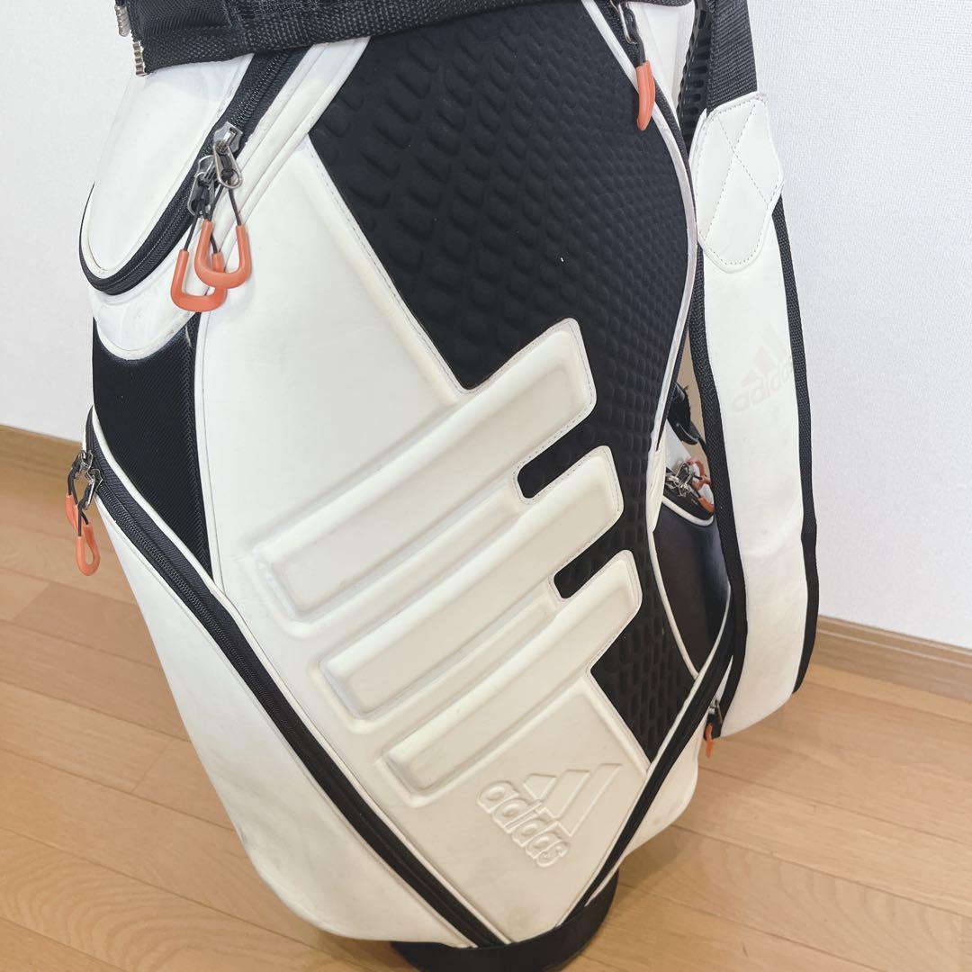 K259 adidas アディダス キャディバッグ ホワイト