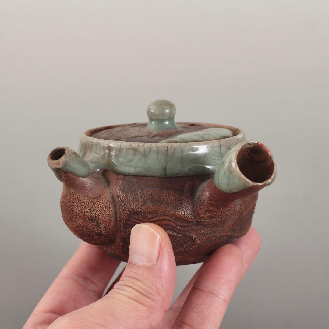 古作 大堀相馬焼 急須 煎茶道具 古美術 古道具 アンティーク