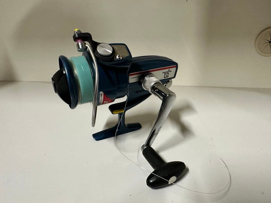 Olympic spark スピニングリール 青