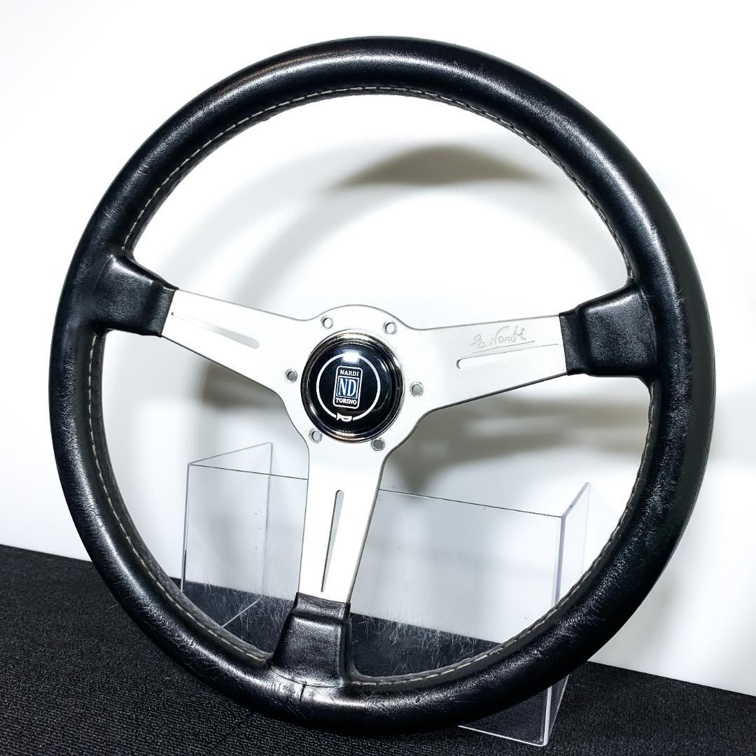 ナルディ クラシック ブラックレザー ステアリング 36パイ FET正規品