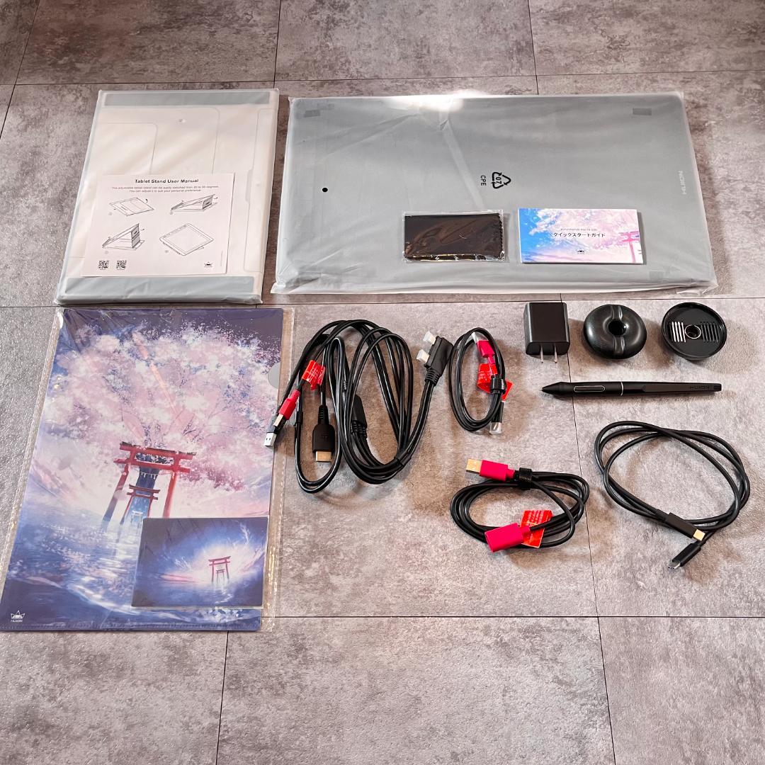 ディスプレイ・モニター本体 HUION Kamvas pro 16 2.5K & Parblo PR100