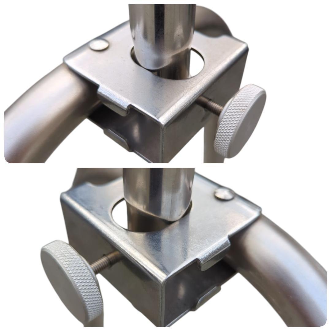 【送料無料】peakステンレス製2段キッチンテーブル