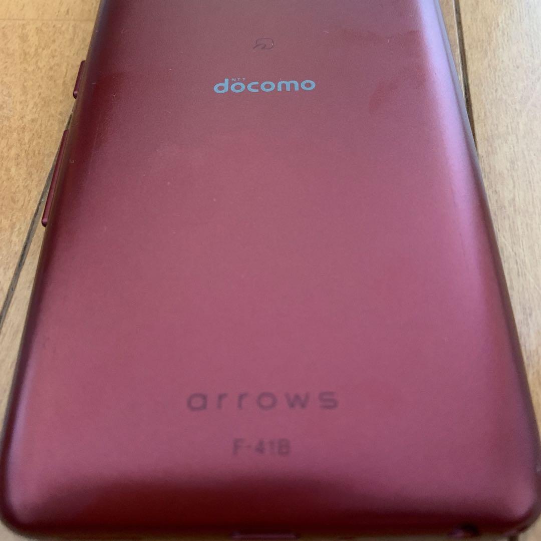 docomo arrows F-41B レッド 専用ケース付き