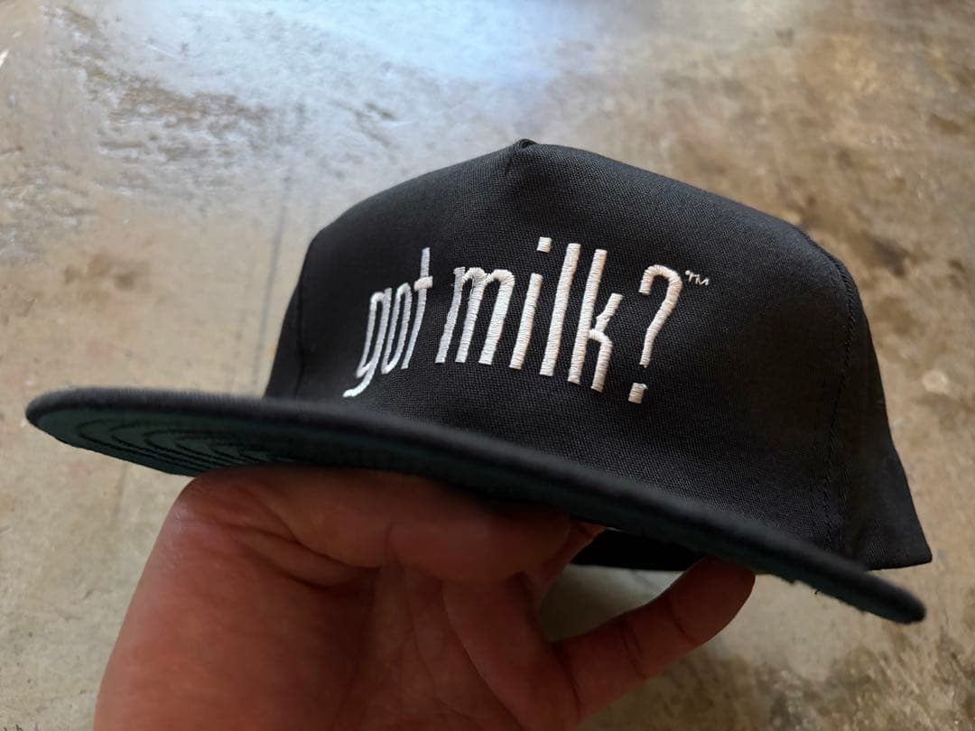 超激レアUSA製デッドストックヴィンテージgot milk?トラッカーキャップ