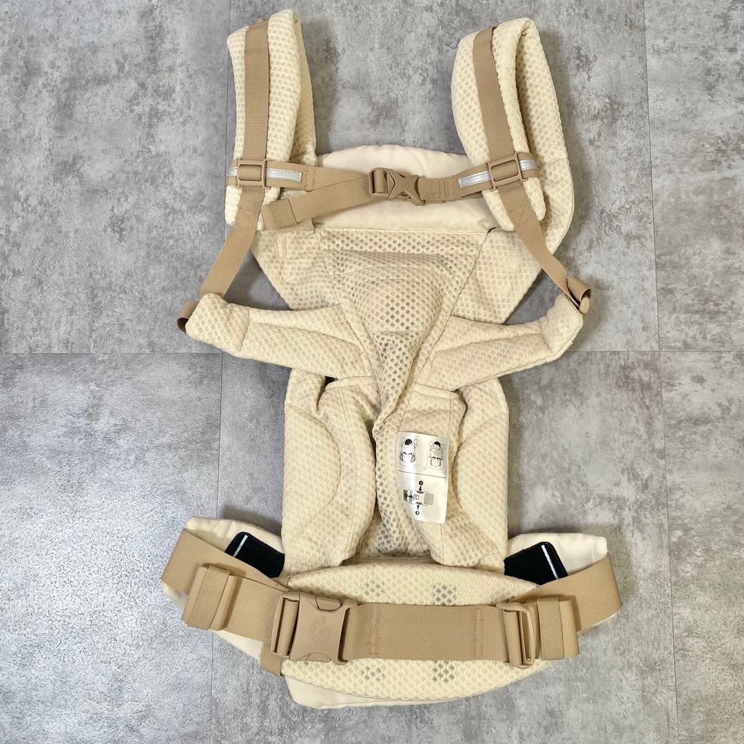 【美品】エルゴ ergo オムニブリーズ 抱っこ紐 ナチュラルベージュ