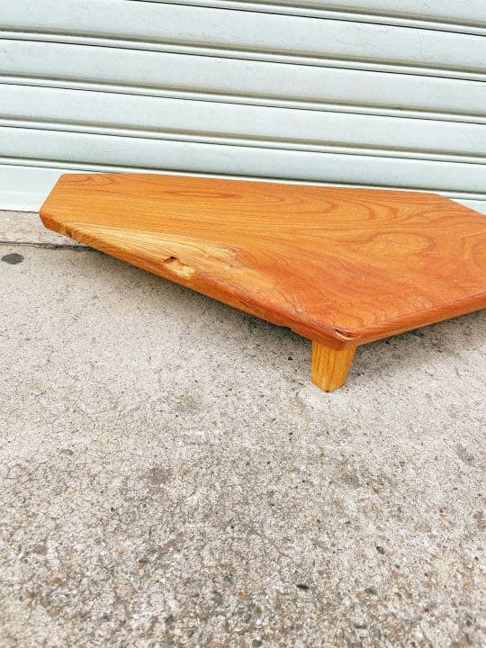 天然欅　花台　華台　椅子　台　盆栽台