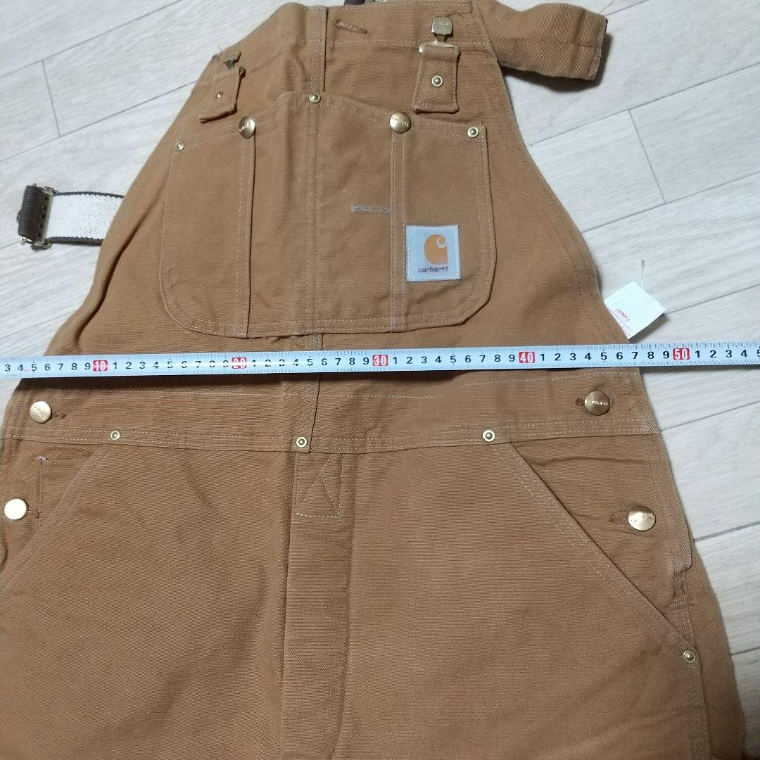 カーハート Carhartt 中綿入り ブラウン キャメル オーバーオール