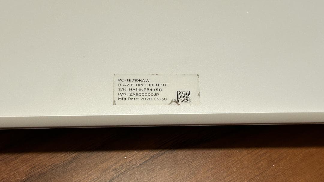 NEC LAVIE Tab E TE710KAW タブレット本体のみ