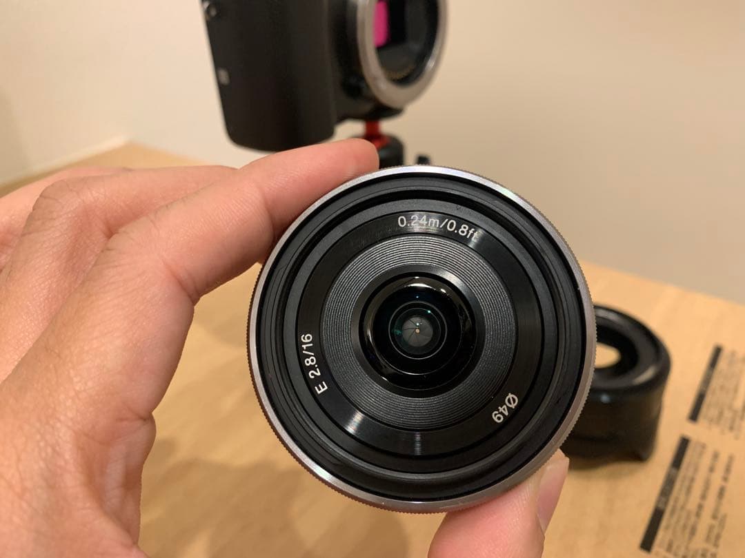 Vlog Camera Sony α5000ミラーレス+レンズ+ 広角レンズ