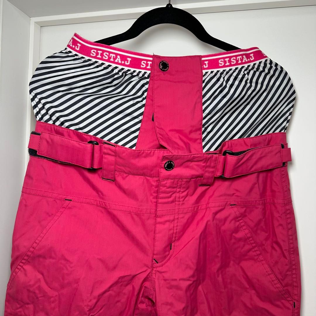 美品☆人気 sista.J スノーボードウェア 上下セット 花柄 総柄 スノボー