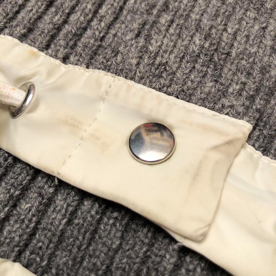 ★サイズ1★サカイ ドッキングウールカーディガン ケーブルニット S 異素材