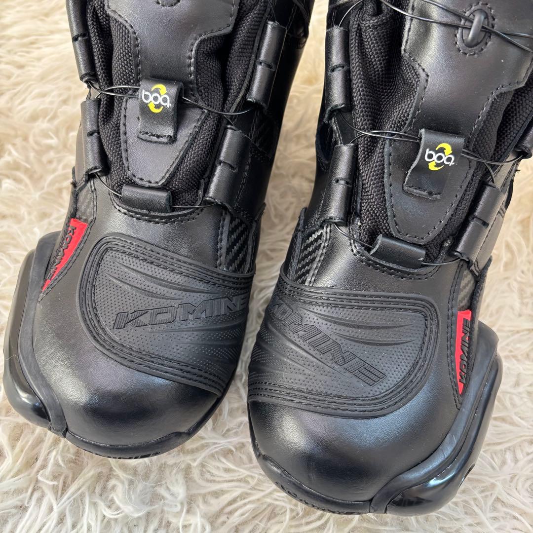 ✨未使用　コミネ　ライディングブーツ　バイクブーツ　BOA ボア　ブラック