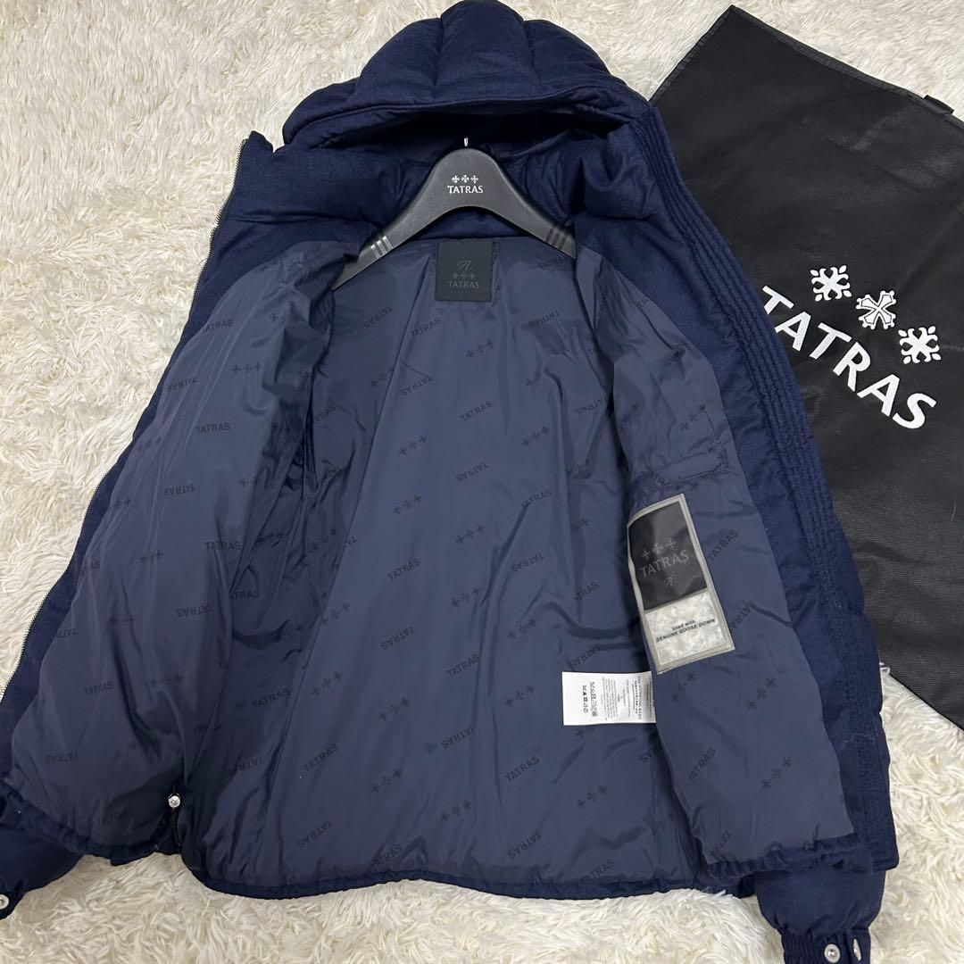 【極美品】タトラス ドミツィアーノ ダウンジャケット 濃紺 ネイビー 02 M