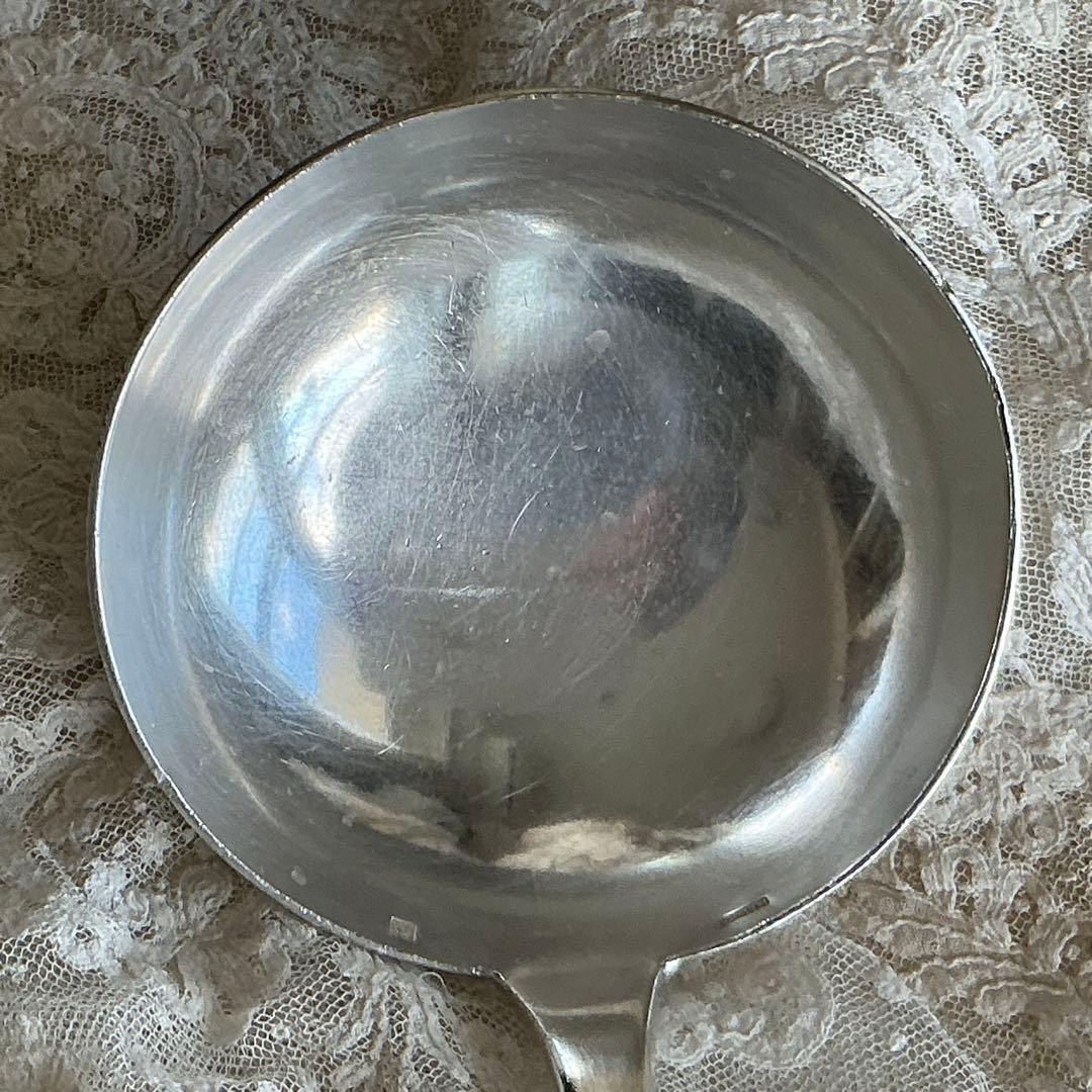 フランスアンティーク　すずらん　ERCUIS　レードル（大）イニシャルモノグラム