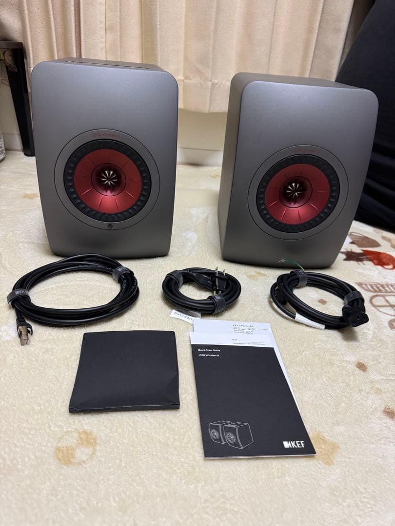 KEF LS50 Wireless II (チタニウム・グレイ)リモコン付き