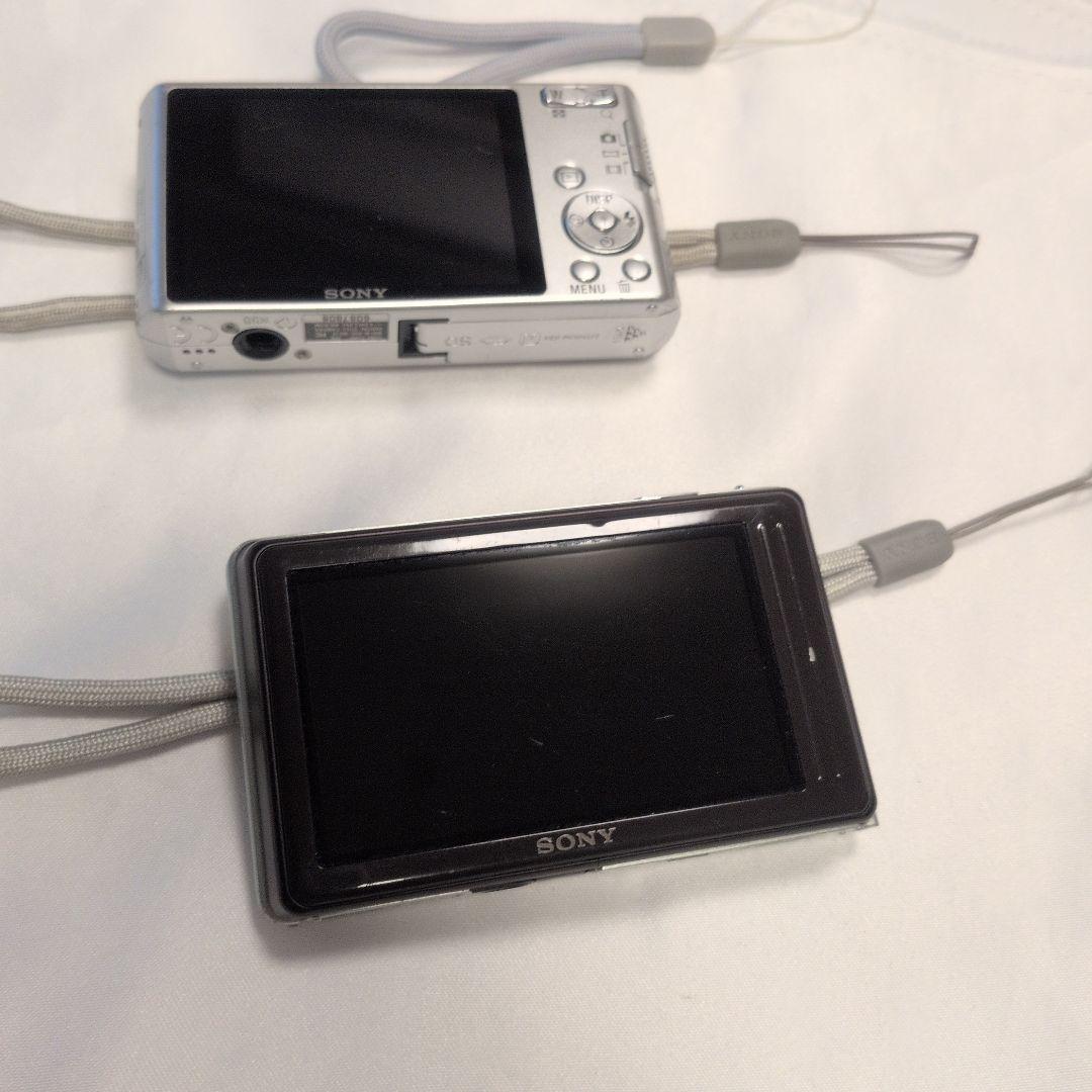 2台セット　SONY Cyber-shot 14.1MPと10.2MP　シルバー