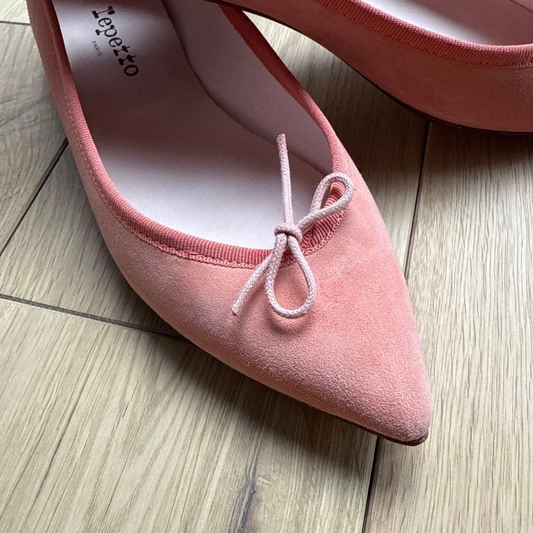 【repetto】レペット ブリジット ピンク フラットシューズ 試着のみの美品