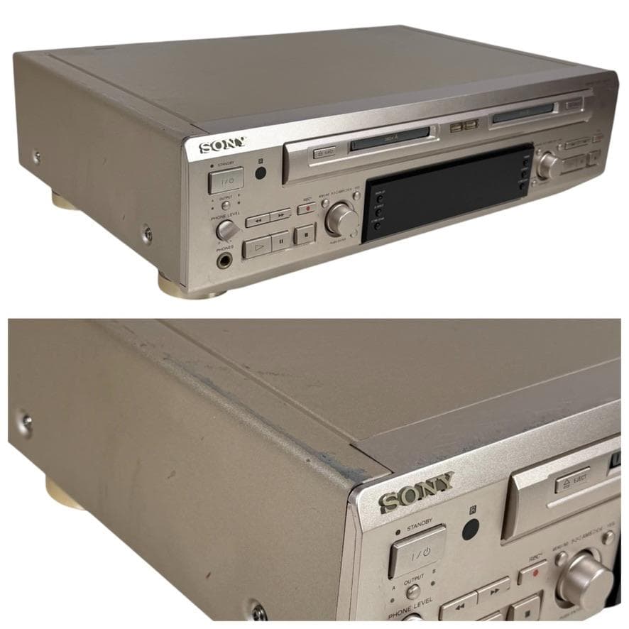 ◆優良動作品・録音動作確認済◆SONY ダブルMDデッキ MDS-W1