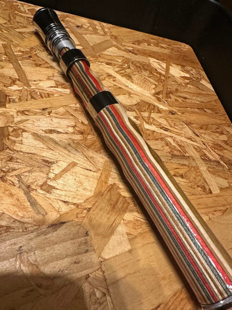 ハンドメイドグリップ　ブラックバストップウォーター 渓流釣りベイトフィネス