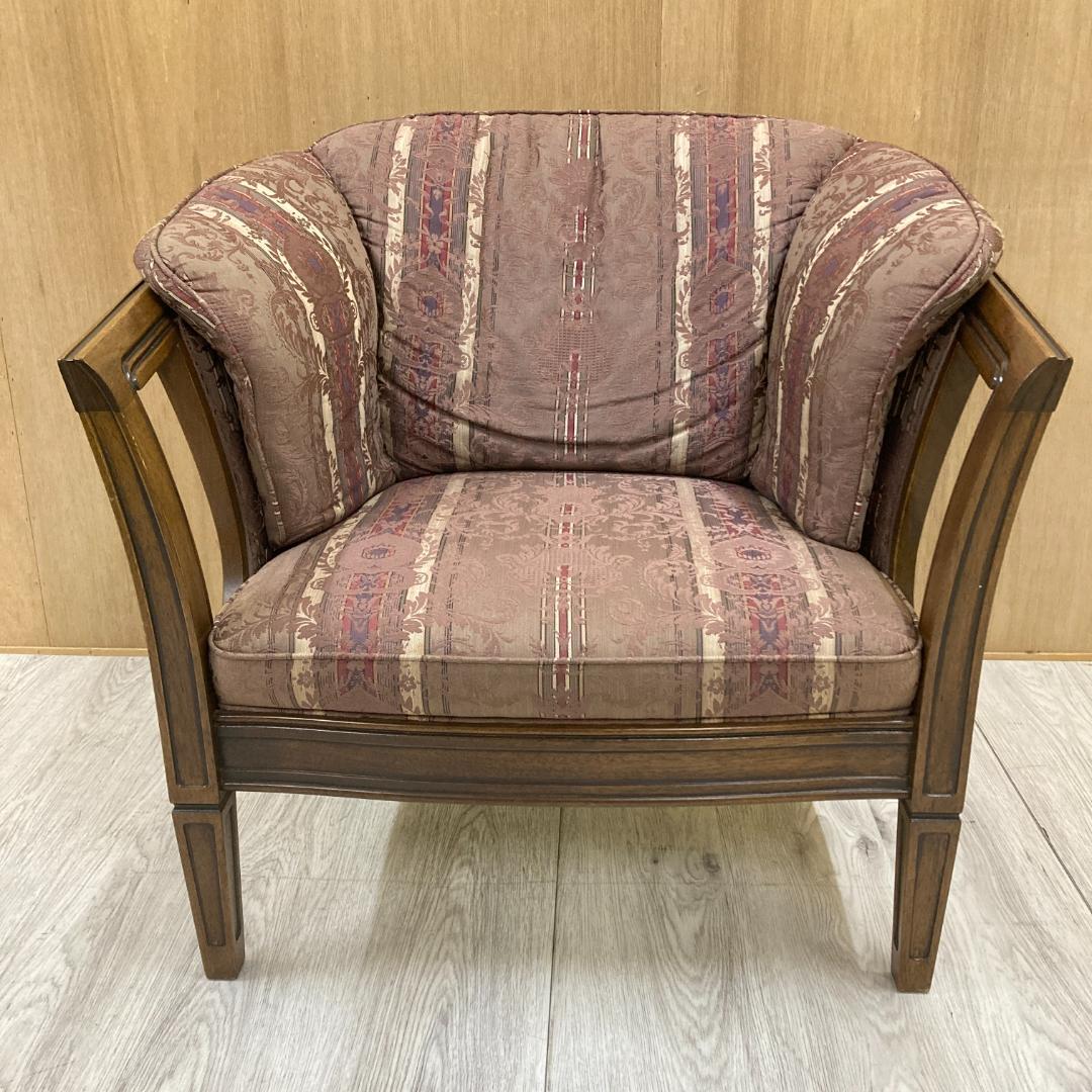 【マルニ】地中海 ロイヤル シャルル アームチェア 1人掛けソファ　椅子　B