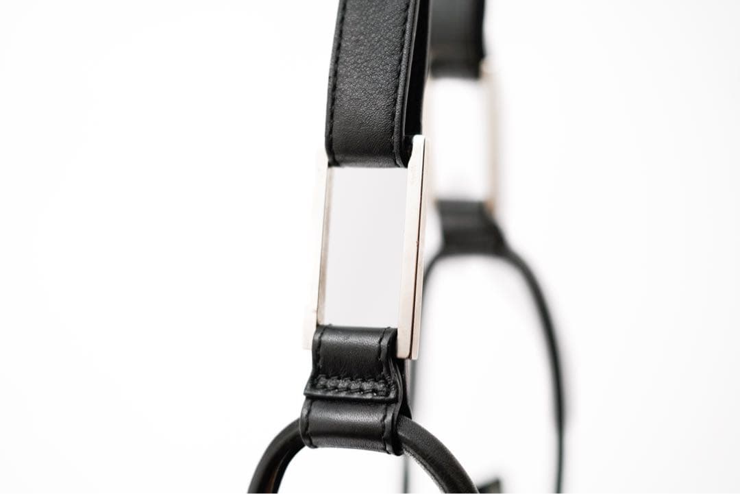 バッグ GUCCI TomFord Black Leather Shoulder Bag