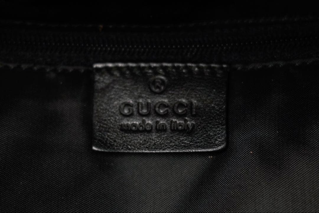 バッグ GUCCI TomFord Black Leather Shoulder Bag