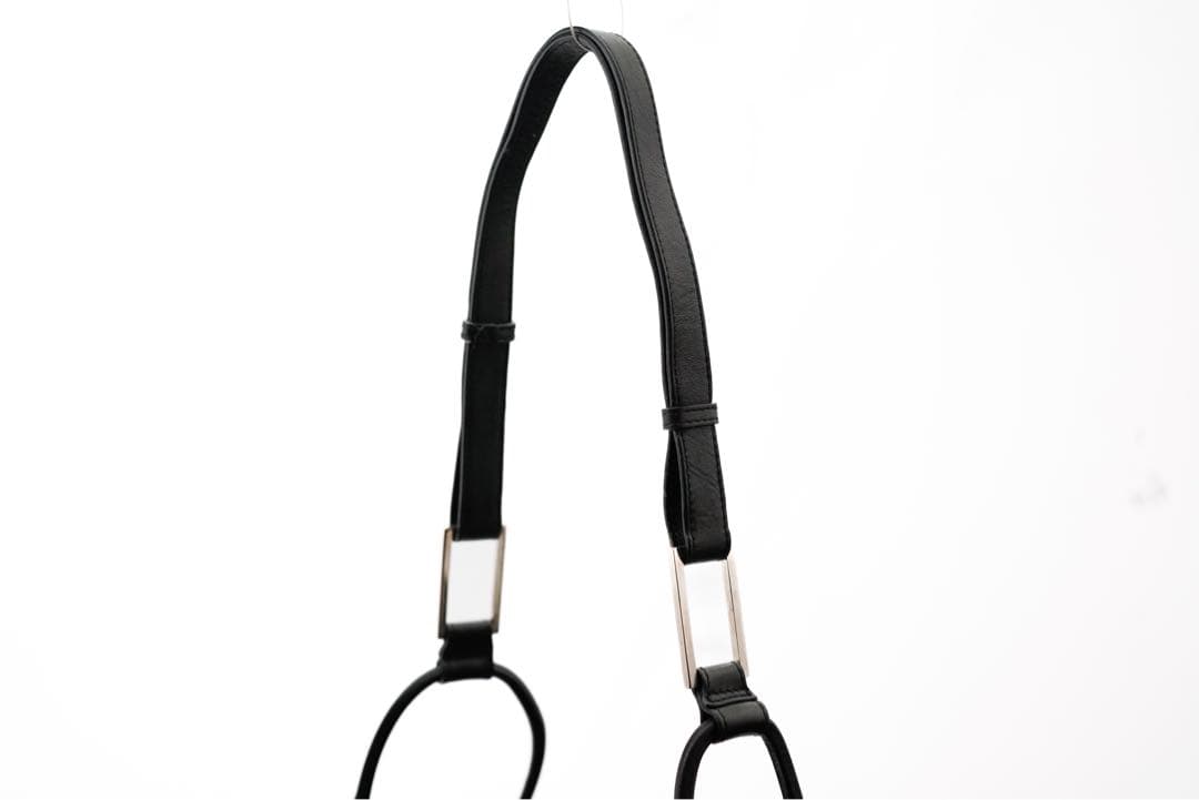 バッグ GUCCI TomFord Black Leather Shoulder Bag