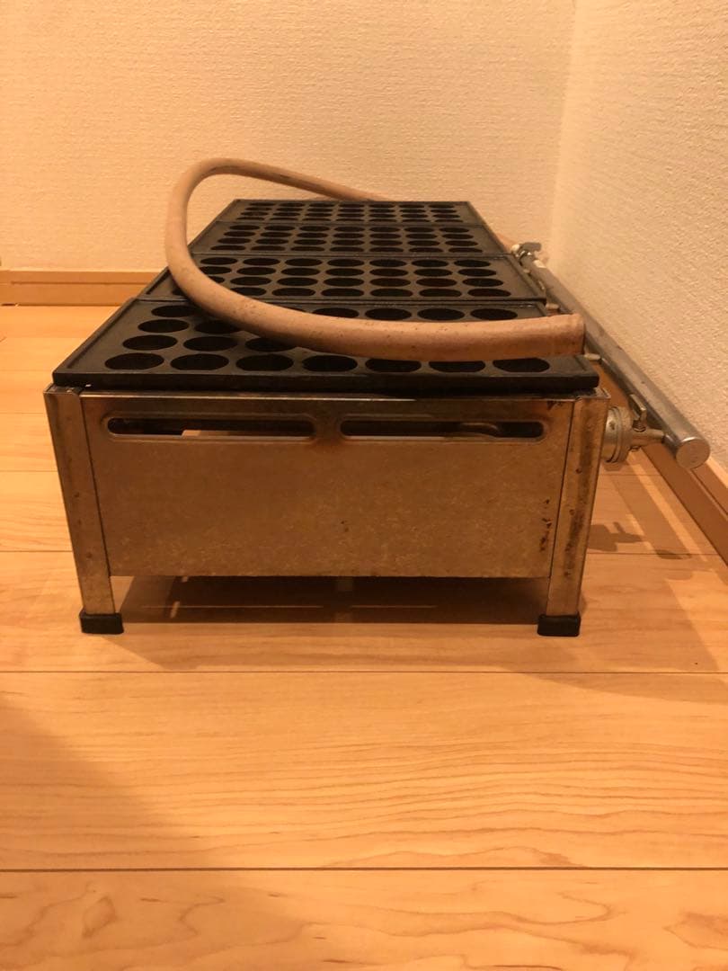 れいんぼう‼️ガス式たこ焼き器 28穴 ×4 業務用都市ガス