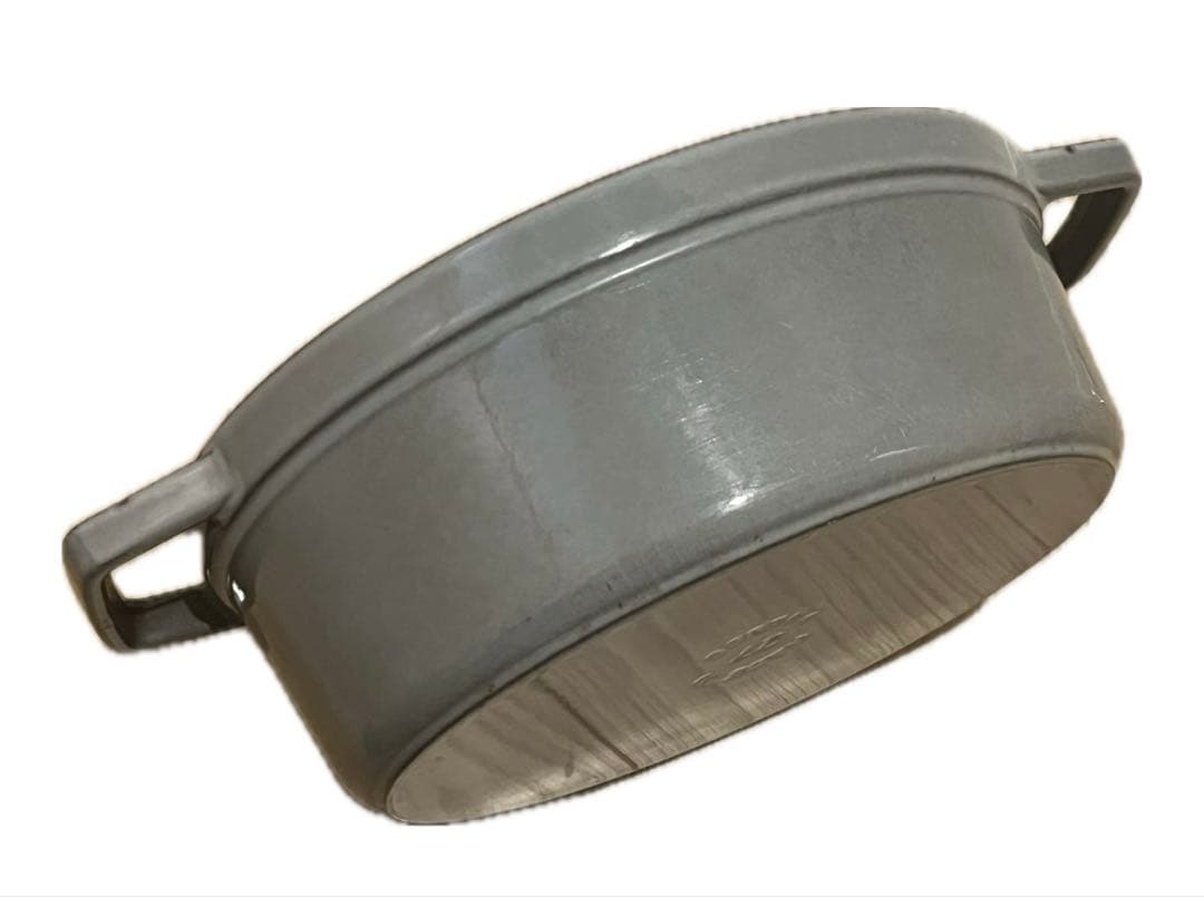 12/7まで値下げ　ストウヴ　STAUB オーバル　27 グレー