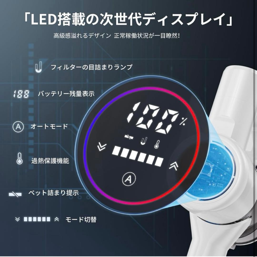 2025年最新掃除機コードレス業界注目自動式吸引力AI70Kpa定価39980円