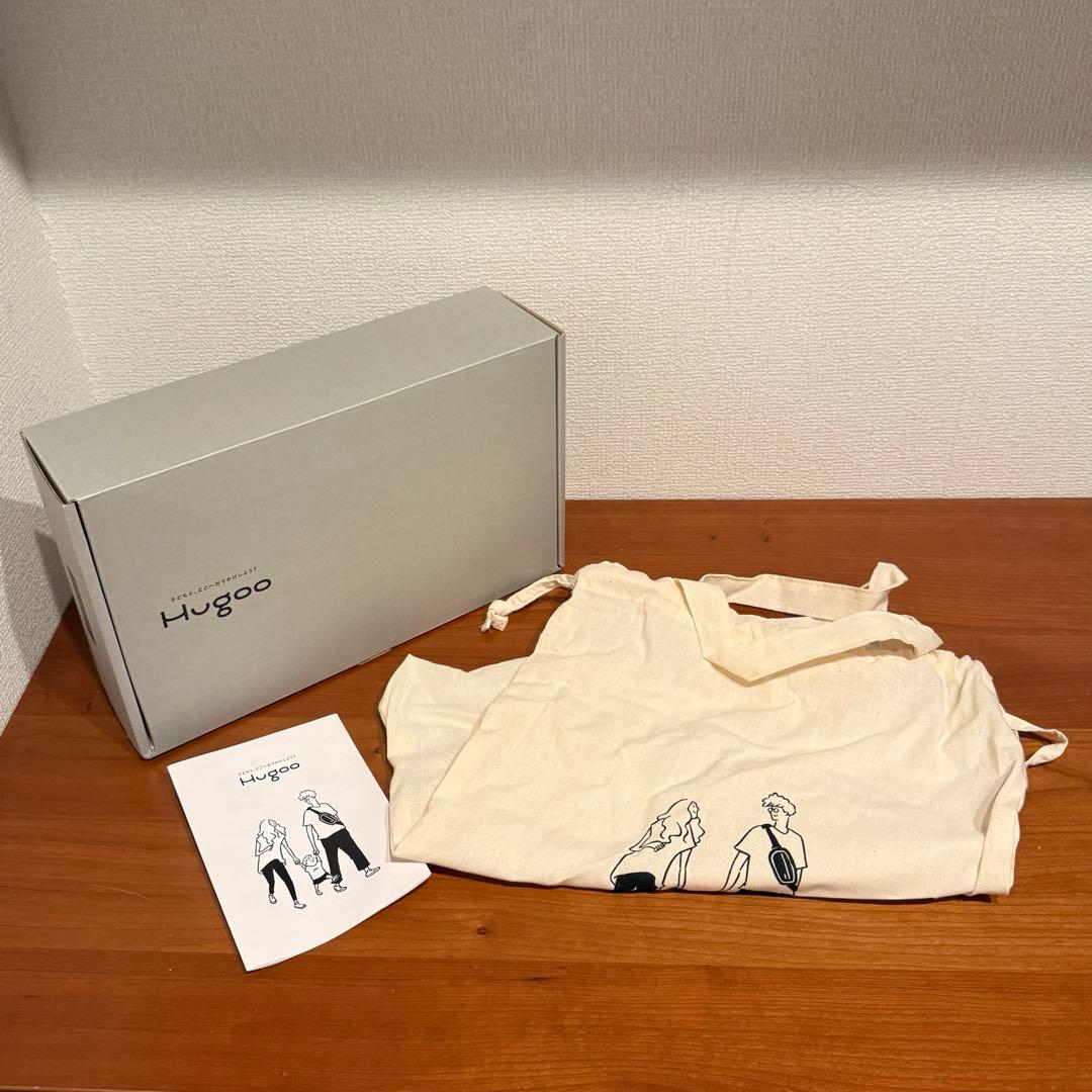 ★ここなっつ★【美品】Hugoo（ハグー）ヒップシート ブラック×イエロー