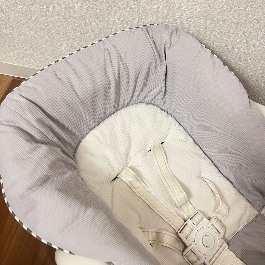 【美品】 コンビ ハイローチェア ネムリラ FF セサミグレー リバーシブル