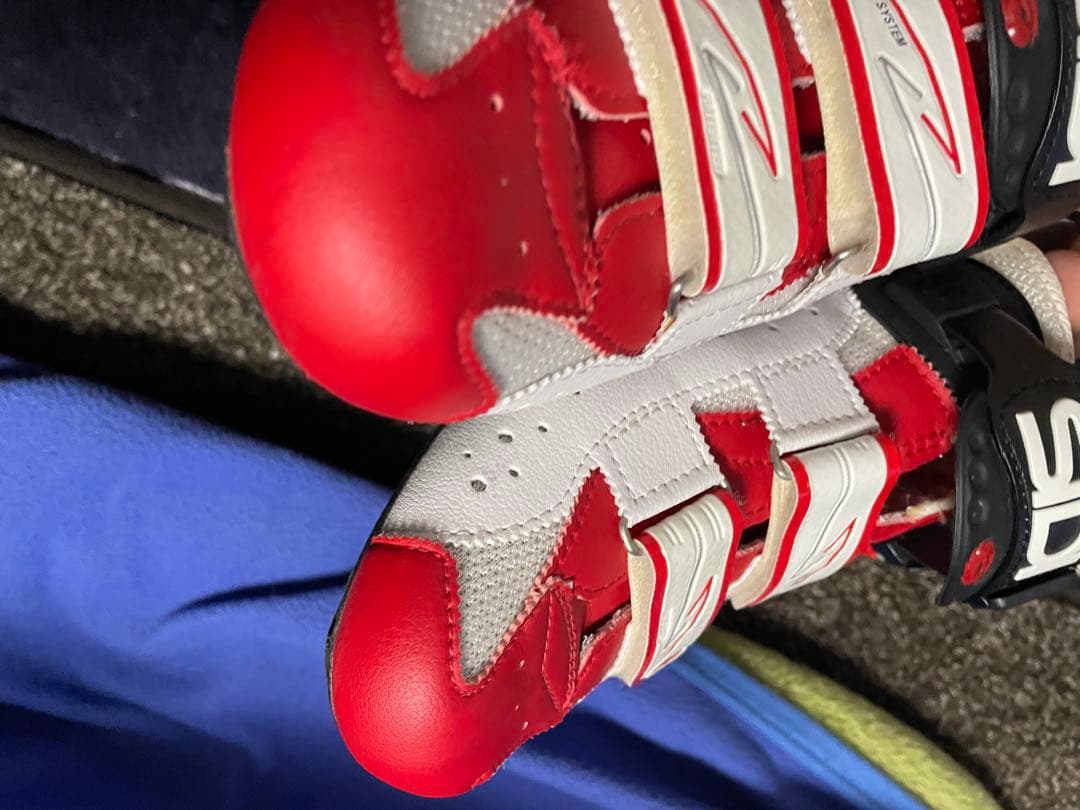 最終値下げSIDI SPIT サイクリングシューズ レッド/ホワイト