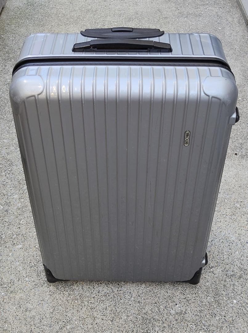 【廃盤・希少】RIMOWA サルサ 82L ２輪 シルバー 856.70　軽量