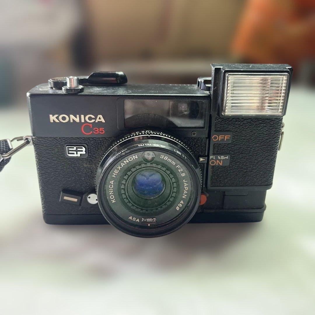 フィルムカメラ　Konica C35 EF HEXANON コニカ　ヘキサノン