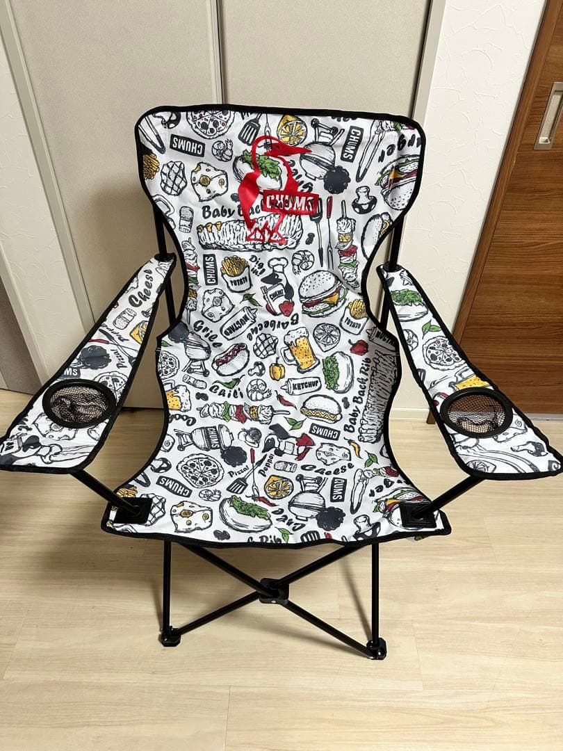 チャムス　CHUMS 折りたたみ椅子　チェア　アウトドア　ブービーBBQ