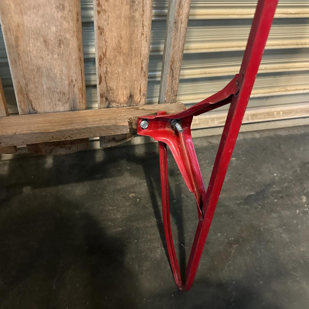 【希少】アメリカ製 Flexible Flyer 木製ヴィンテージソリ 店舗什器