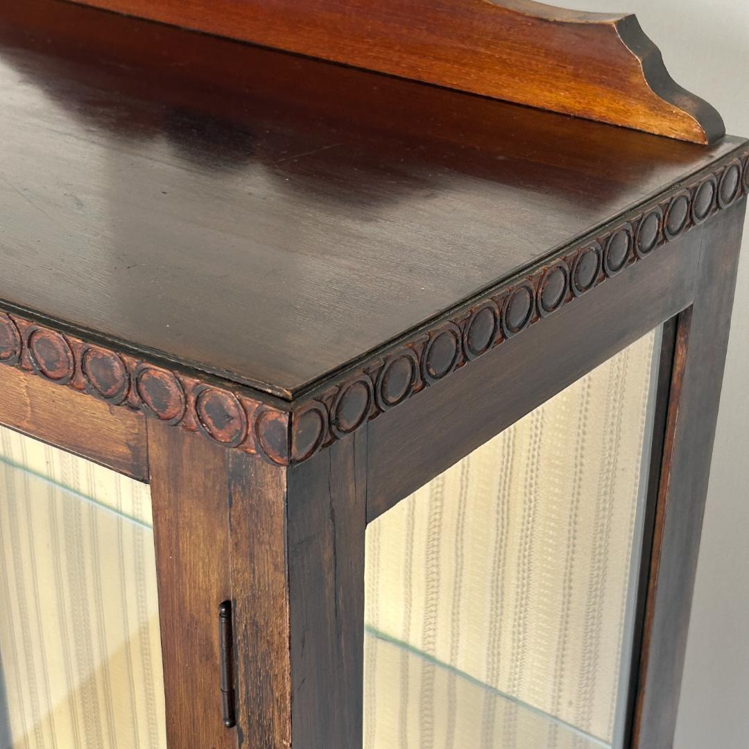 イギリス アンティーク家具 ディスプレイ キャビネット 1930年頃 768A