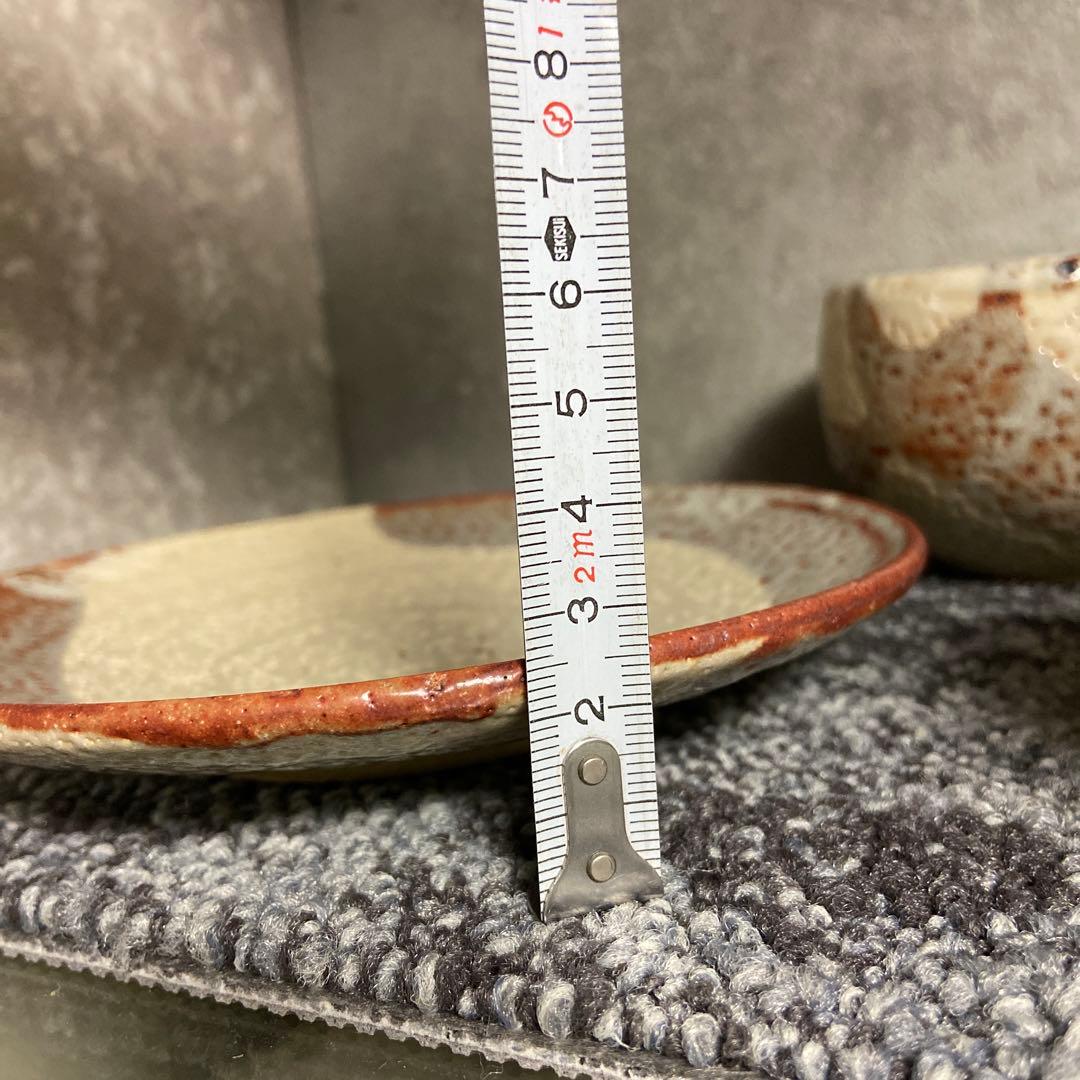 志野焼　北山窯　カップ&ソーサー　5客セット　コーヒーカップ